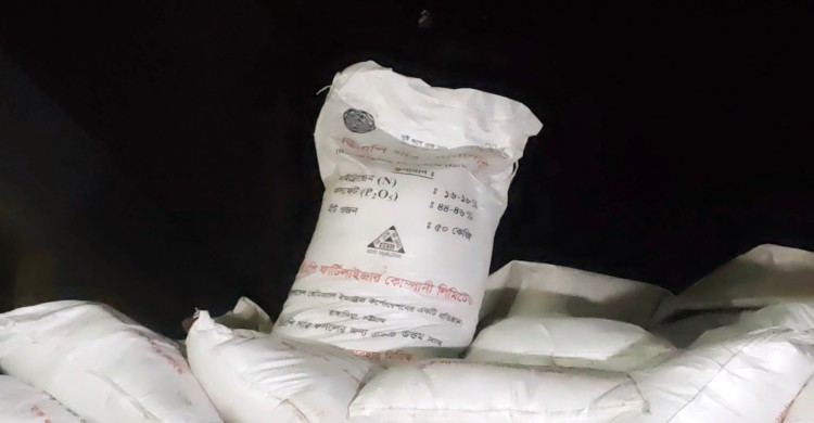ঠাকুরগাঁওয়ে চালানবিহীন ট্রাকভর্তি ৩৮০ বস্তা ডিএপি সার জব্দ