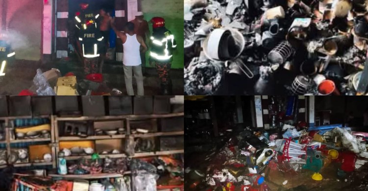 হঠাৎ ঘুম ভেঙে গেলে দেখে আগুনে পুড়ছে স্বপ্ন: প্রাণে বাঁচলো পাঁচ জন