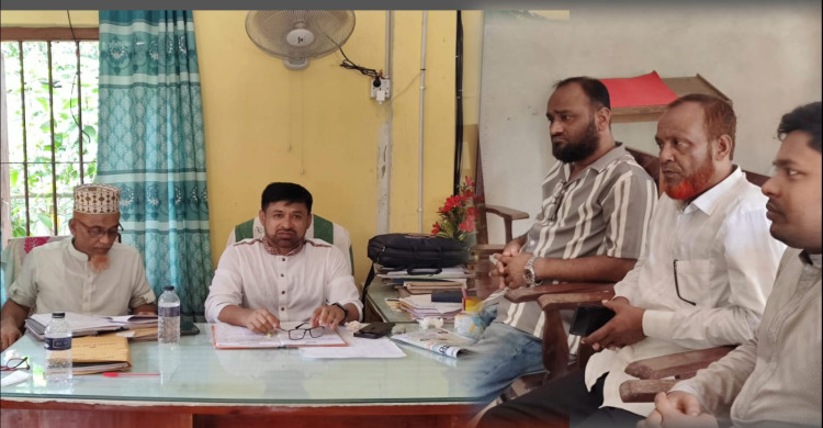 নৈয়াইর ইসলামিয়া ফাযিল ডিগ্রি মাদ্রাসার গভর্নিং বডির ১৯তম সভা অনুষ্ঠিত।